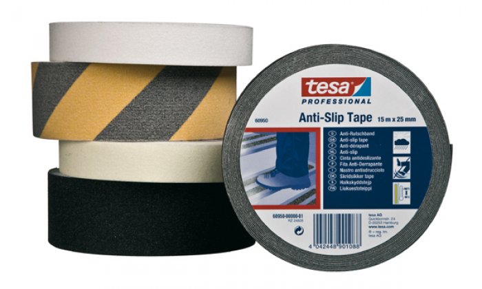 NASTRO ANTISCIVOLO GIALLO/NERO LUMINESCENTE (7170)