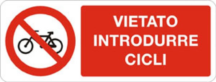 VIETATO INTRODURRE CICLI RETTANGOLARE (782)