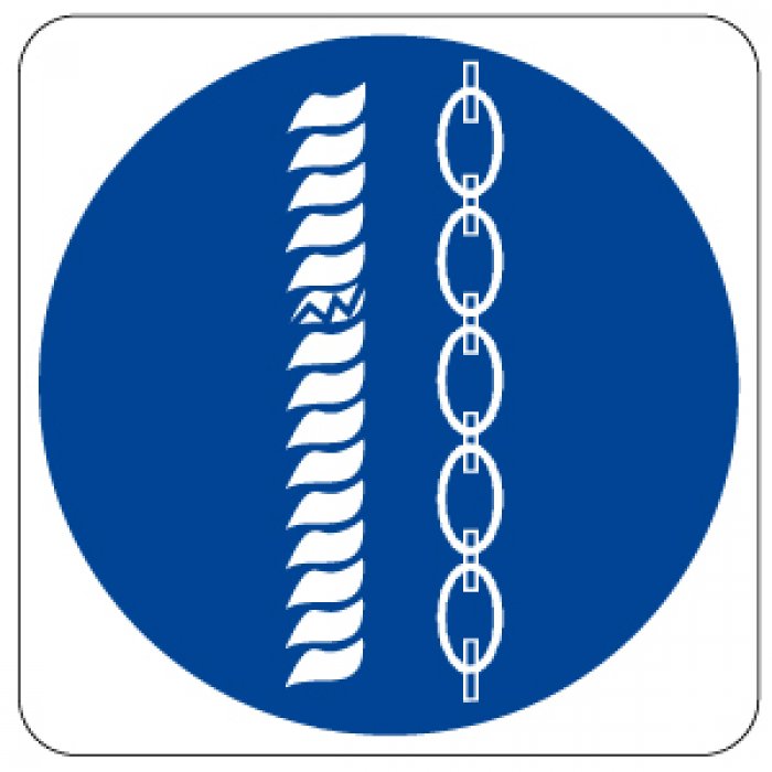 PITTOGRAMMA CONTROLLO FUNI CATENE (913)