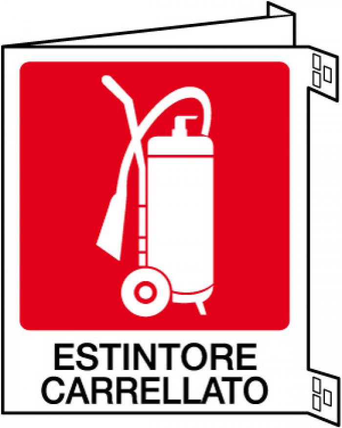 BIF ESTINTORE CARRELLATO TESTO (B1675)