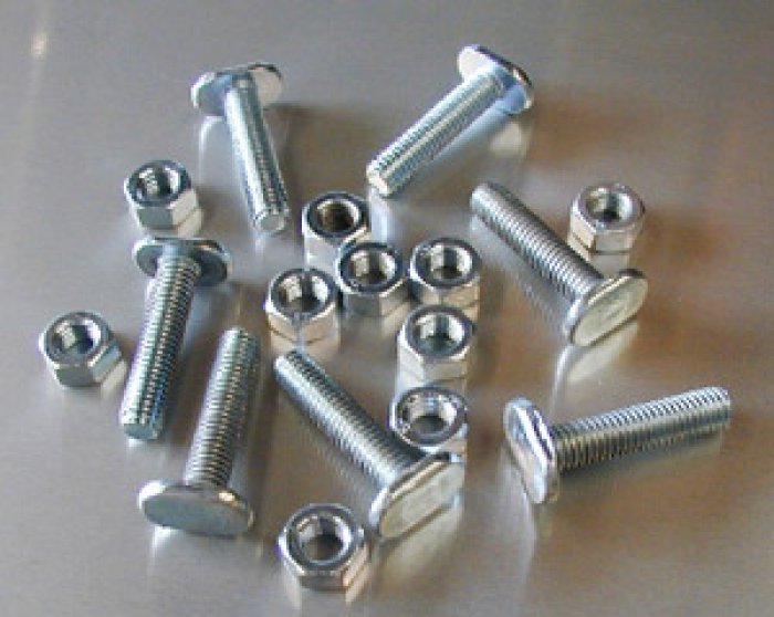 VITE DI FISSAGGIO 8X35 ZINCATA COMPLETA DI DADO 8 MA (CB9835)