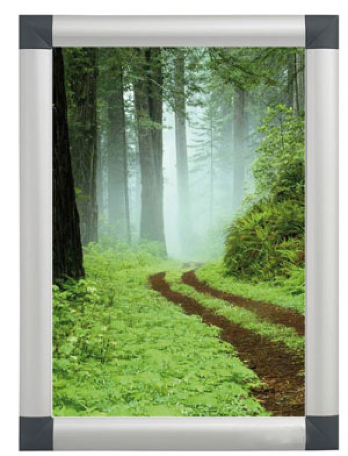 CORNICE A SCATTO IN ALLUMINIO ANODIZZATO (CSL45)