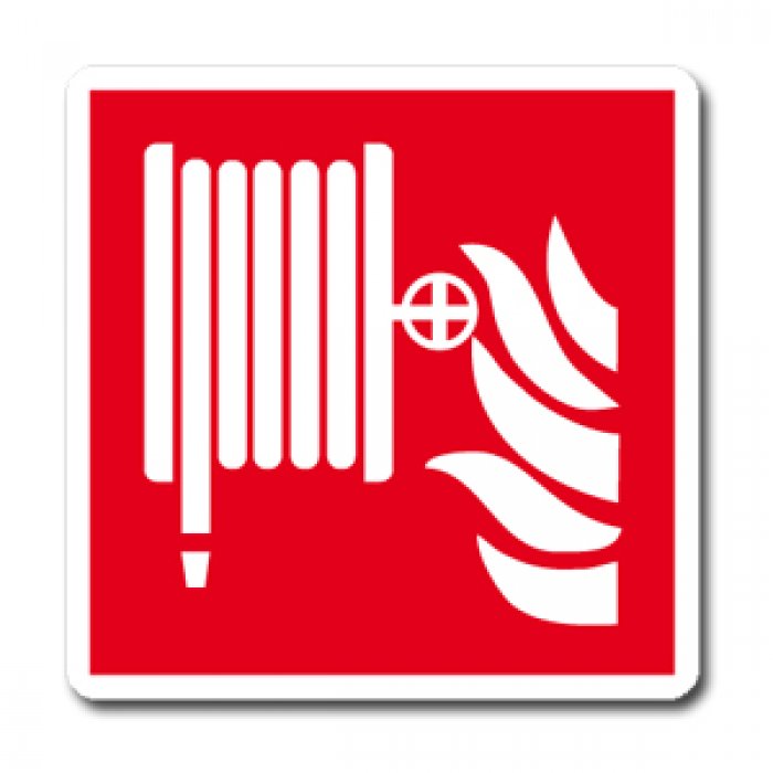 LANCIA ANTINCENDIO (CON TESTO) NORMA UNI EN ISO 7010 (F0021661)