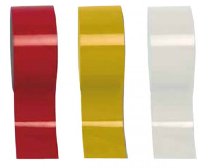 ROTOLO NASTRO RIFRANGENTE GIALLO ROSSO BIANCO (NAR511)