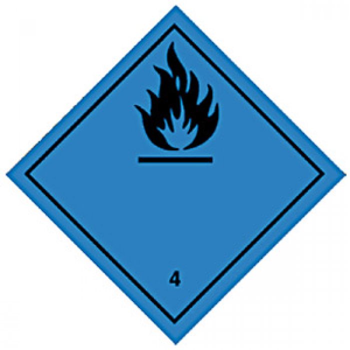 Etichette Autoadesive Per Tubazioni ACQUA ANTINCENDIO - Pacco Da 10 Pezzi 17x3 Cm