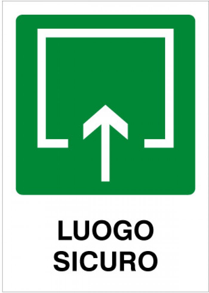 LUOGO SICURO CON TESTO PER INTERNI (R1779)