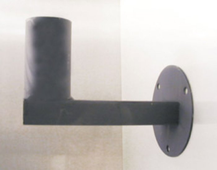 STAFFA PER SPECCHI LUNGHEZZA MM 300 CON PIASTRA FORATA (SPS9030)