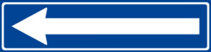 TABELLA LAMIERA SCATOLATO RIFRANGENTE MM 1000X250-SENSO UNICO PARALLELO (STL1348N)