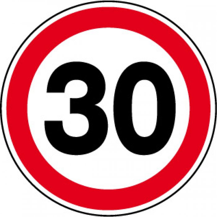 LIMITE DI VELOCITA' 30 Kmh (STL1503)