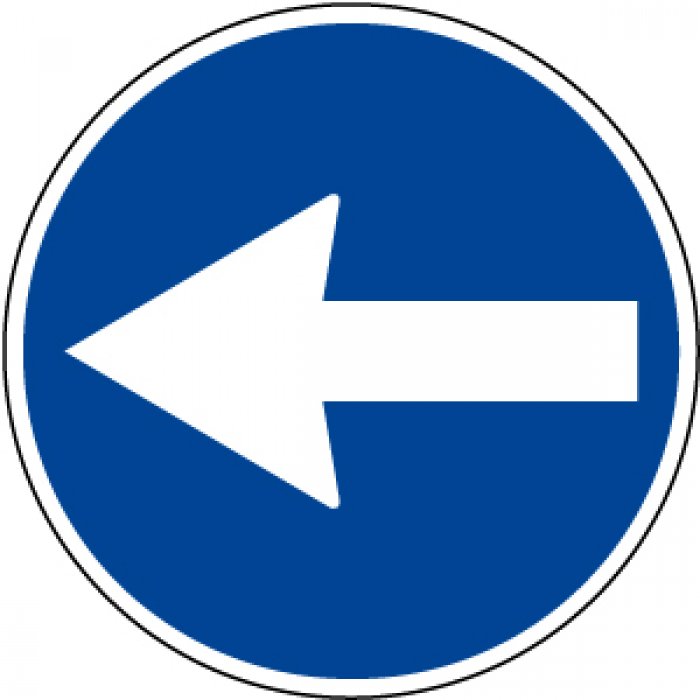 DIREZIONE OBBLIGATORIA SINISTRA O DESTRA RIFRANGENTE (STL180B)