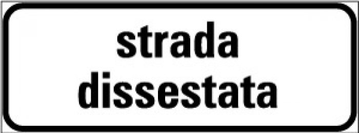 STRADA DISSESTATA (TESTO) (STL1952)