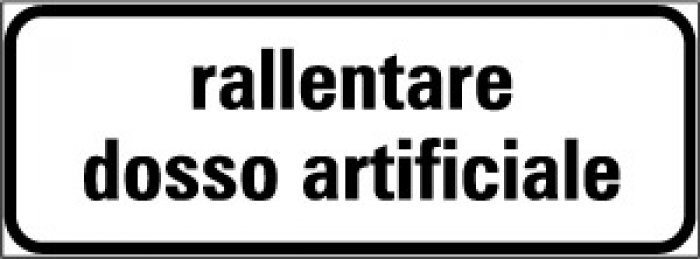 RALLENTARE DOSSO ARTIFICIALE (STL1959)