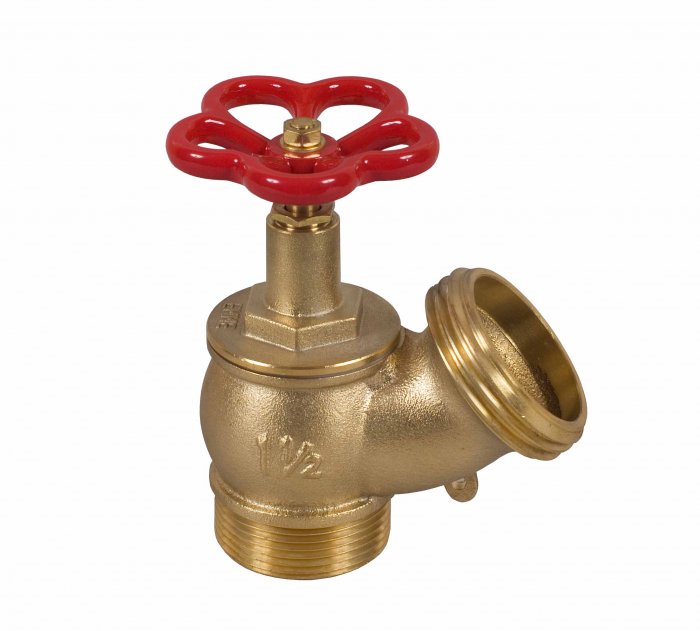 RUBINETTO UNI 45X1'' 1/2 PN 16 ISO 7 OTTONE VOLANTINO ACCIAIO (0641)