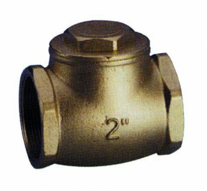 VALVOLA A RITEGNO A CLAPET TENUTA GOMMA FEMMINA/FEMMINA (0723)