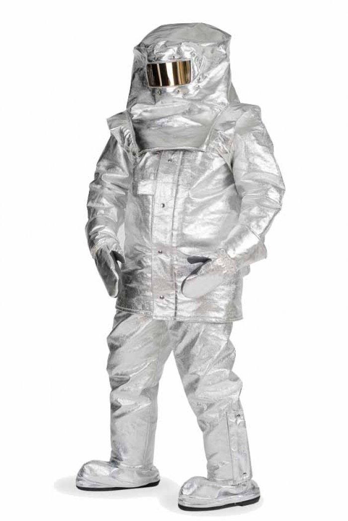 COMPLETO ALLUMINIZZATO - Tuta per interventi di protezione da calore e fiamma (10101)