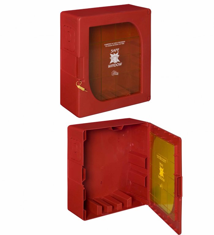 CASSETTA IN POLIPROPILENE UNI45 COMPLETA DI SELLA ESCLUSA LASTRA (1033)