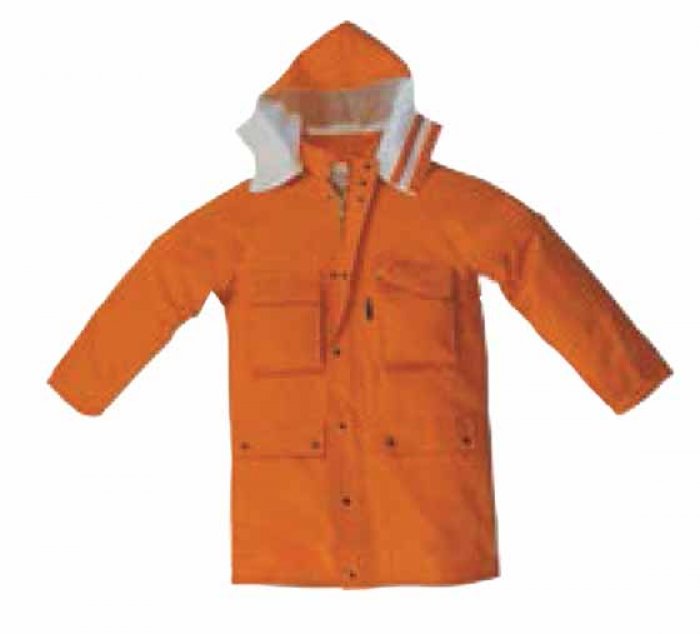 GIACCONE TRIS 1 CE II CATEGORIA UNI EN ISO 11612:2009 COLORE ARANCIONE  (9292)