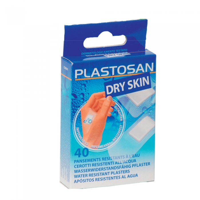 'ASTUCCIO 40 CEROTTI ''''DRY SKIN'''' TRASPARENTI ASSORTITI 4 FORMATI WATER RESISTANT (CER041)'