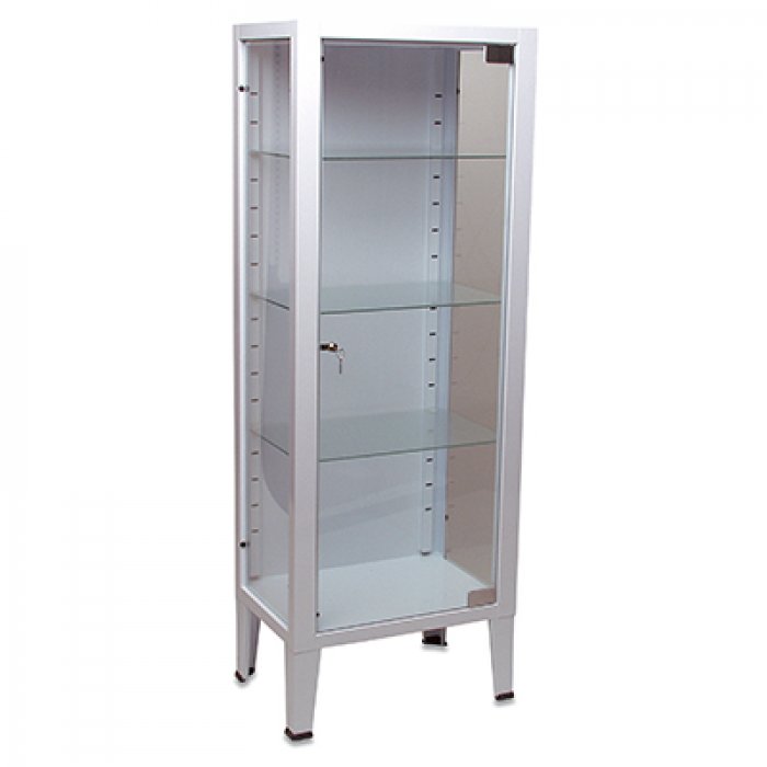 ARMADIO VETRINA 1 ANTA  (AGGIUNGERE PREZZO CASSA LEGNO PER VETRI) (INF053)