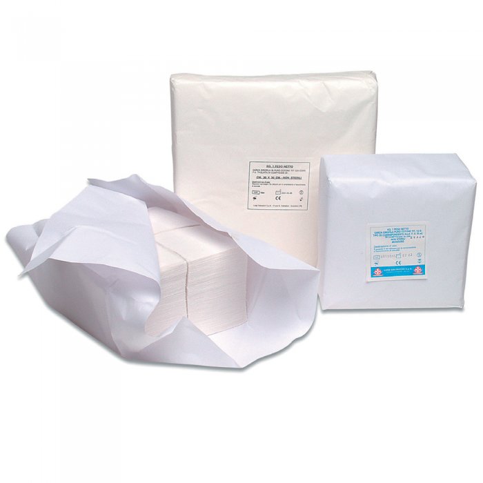 GARZA IDROFILA NON STERILE IN PACCHI DA 1 KG. (GAZ146)