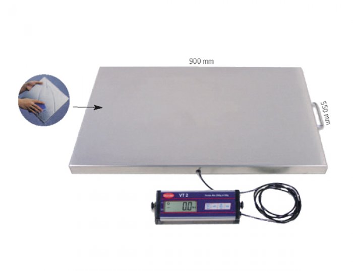 Bilancia portatile - portata max 150/300 kg - VT 2 INOX 00090VA