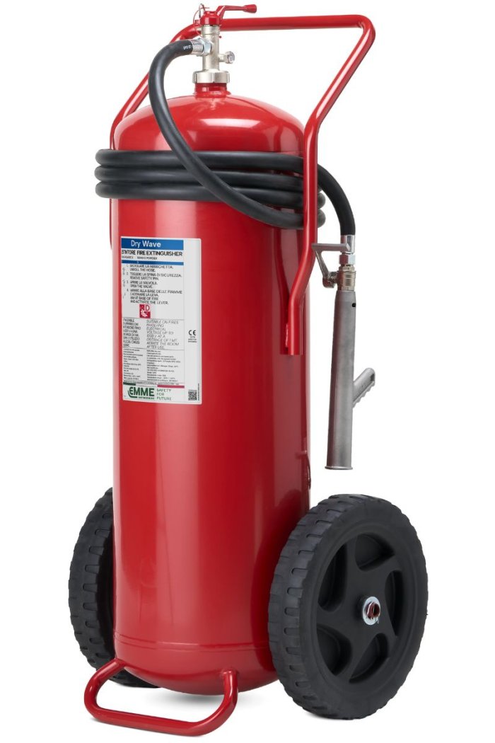 Estintore carrellato kg 100 polvere D EN 1866-1 - Classe di fuoco D - Codice 12119