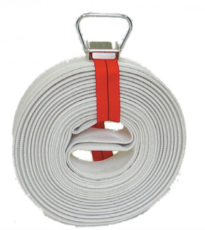 Manichetta UNI 45 bianca - metri 20 - DN 45 MED UNI 804 - codice 1232