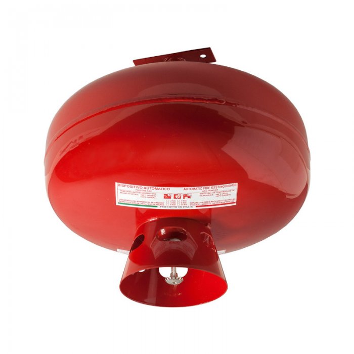 Dispositivo Antincendio Automatico kg 12 Polvere ABC 13129-3 - PED 2014/68/UE