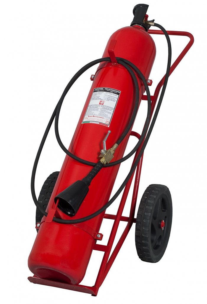 50kg Co2 Fire Extinguisher kg 50 233B - PED EN 1866-1 - Model: 17504