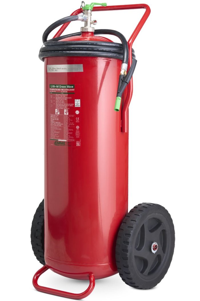 Fahrbarer fluorfreier Schaumlöscher Green Wave 100 Liter - A IVB