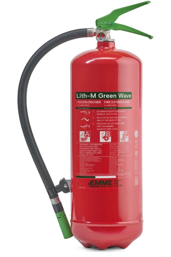 Schaumlöscher Fluorfrei "Green Wave" 6 Liter – Modell 22066-700 - GW6P