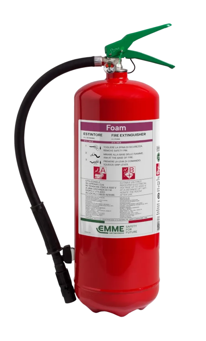 Estintore a Schiuma Senza Fluoro da 6 Litri - Modello 22066-91 "Fluorine Free"
