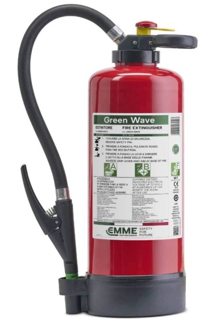 6 liters fluorfrie skumslukkeren "Green Wave" - Modell 32066-711 - GW6AI