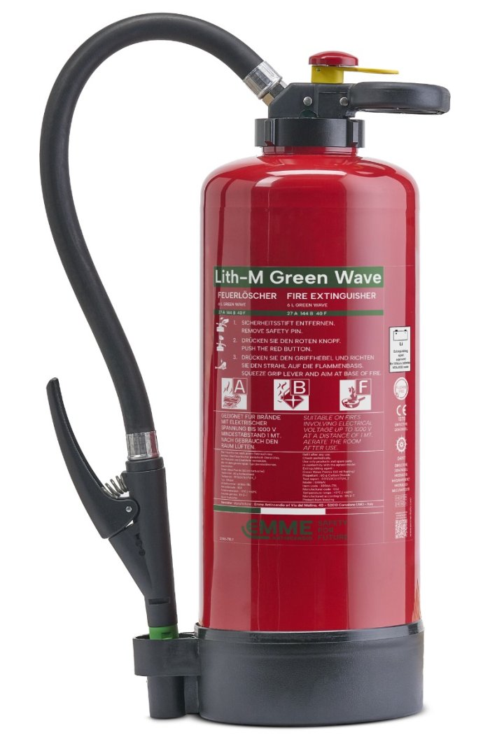 Tragbarer fluorfreier Schaumlöscher Green Wave 6 Liter Modell 32066 711L GW6AI