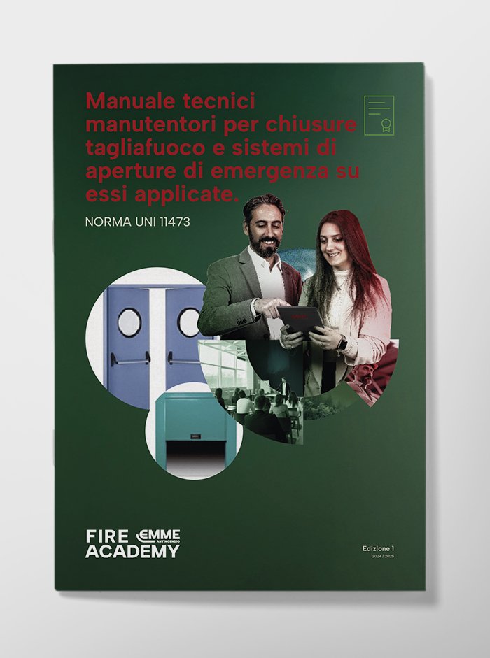 Manuale Tecnici Manutentori Porte Tagliafuoco | UNI 11473-1 | Emme Fire Academy