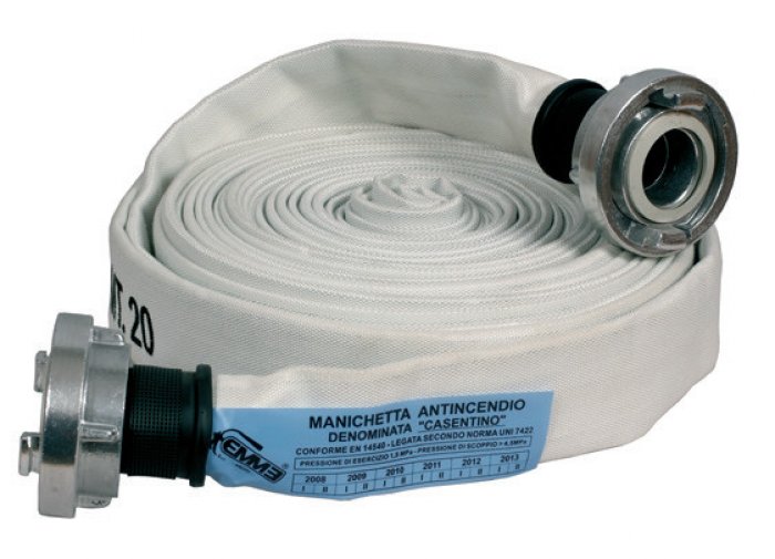 Fire Hoses DN 70 White - m 20 - DN STORZ 75 FITTING (0634)