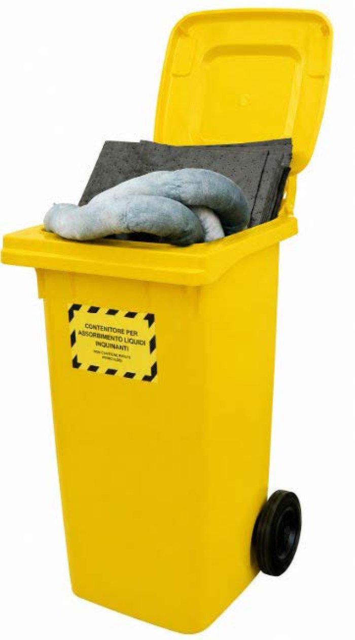 Kit contenitore carrellato MULTI da 120 Lt