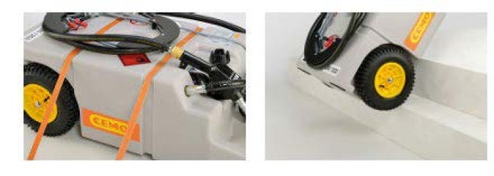 SERBATOI TRASPORTABILI PER DIESEL LLDPE 60 Lt e 100 Lt con elettropompa 12 V