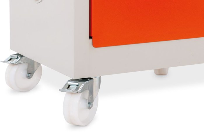 SET DI RUOTE PER ARMADI FMPLUS Accessorio per la movimentazione degli armadi di stoccaggio batterie