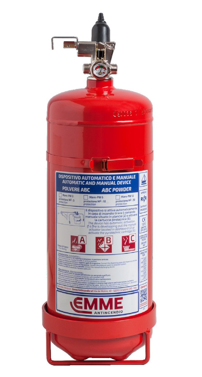 Automatic Fire Extinguisher for Boats