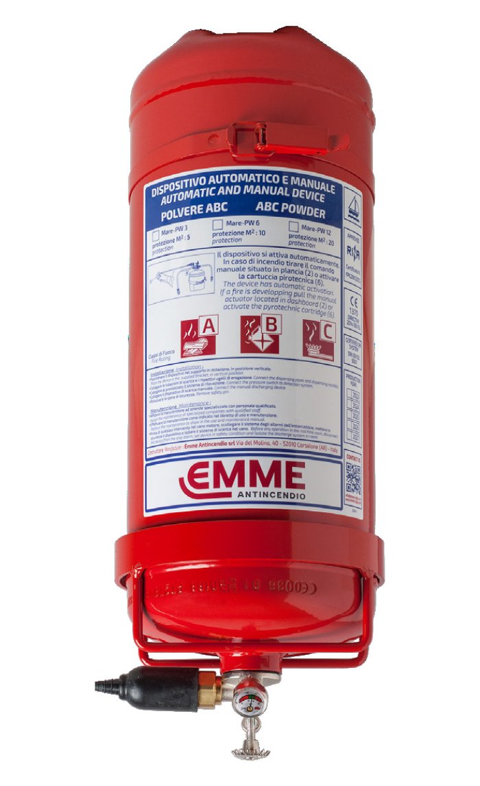 Automatic Fire Extinguisher for Boats