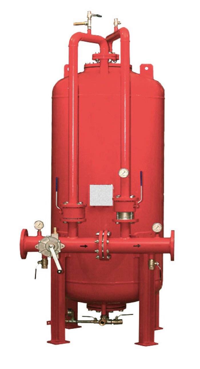 Premescolatore verticale a spostamento di liquido interno - capacita' l 400