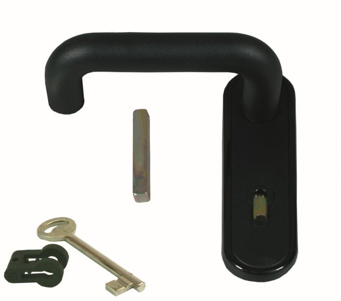 Mezzamaniglia per maniglioni antipanico su porte tagliafuoco