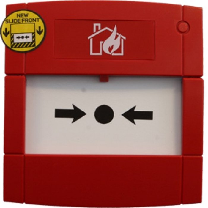 Pulsante convenzionale a rottura vetro  1 scambio conforme en-54