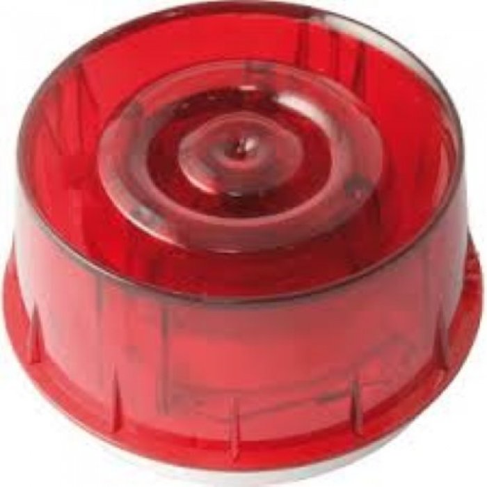 Segnalatore ottico/acustico con flesh inidirizzabile con isolatore alimentato da loop (richiede supporto di montaggio) en54-3/17