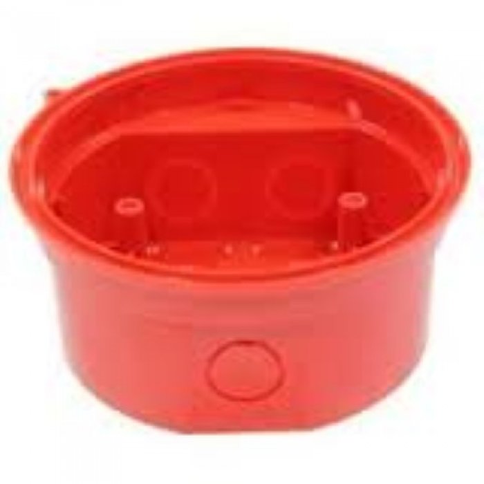 Supporto di montaggio alto profilo di colore rosso completo di base