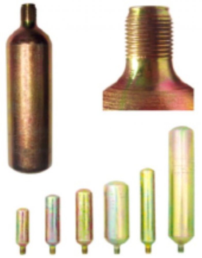 Bombola co2 efc gr. 500 filetto unf da 1/2" -20 temp. max 50 gradi c non ricaricabile (solo per box)