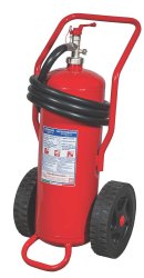 Estintore Carrellato Kg 25 Polvere A IV B C MED 2014/90/UE - Codice 16258