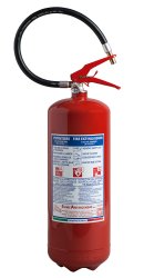 Estintore kg 6 Polvere - Codice 21063 "M6" - 34A-233BC - UNI EN 3-7 - 0004
