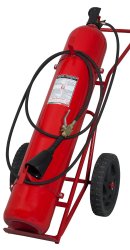 Estintore Carrellato kg 50 CO2 PED UNI EN 1866-1 - Modello 17504